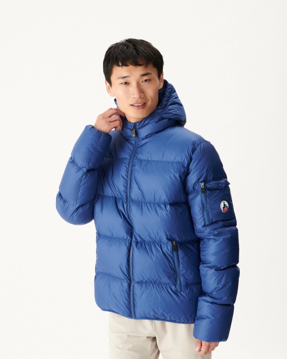 Jaqueta Jott Denim Dark Extremamente Frio Com Capuz Java