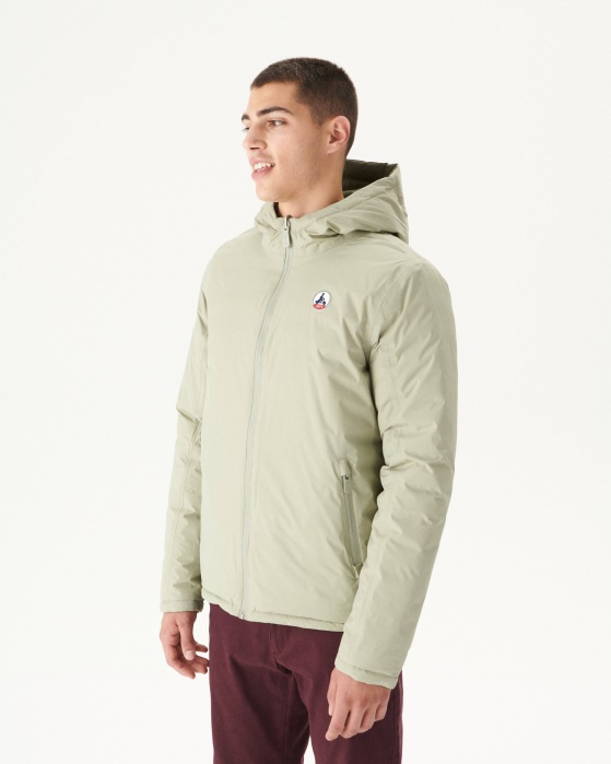 Jaqueta Puffer Com Capuz Reversível Sauge/exército Bergen Jott