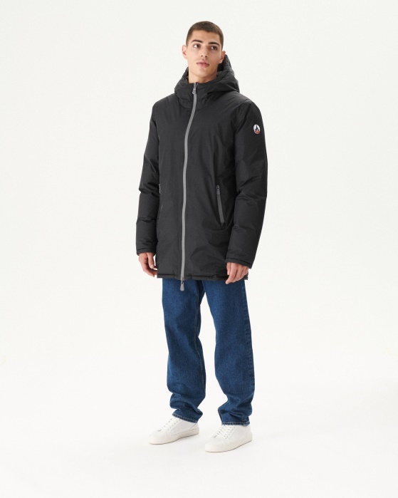 Jott Noir/antracite Jaqueta Com Capuz Reversível Para Frio Extremo Toronto