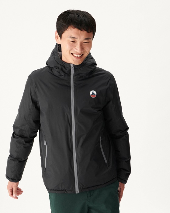 Jott Noir/antracite Jaqueta Reversível Com Capuz Para Frio Extremo Aspen