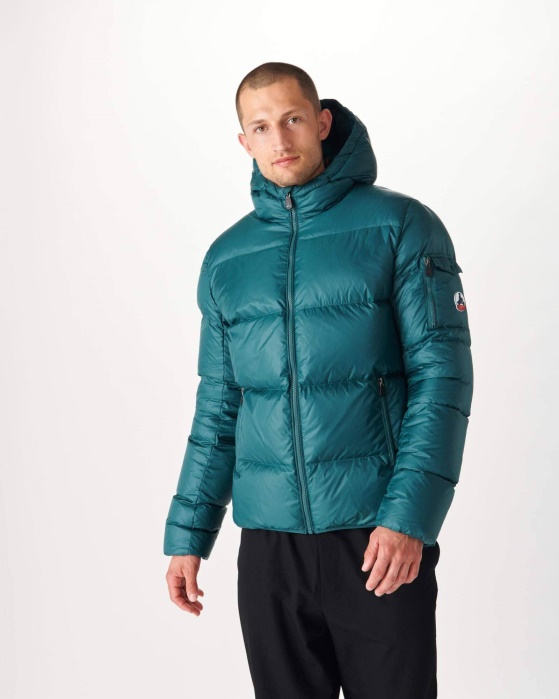 Jott Vert Fonce Jaqueta Com Capuz Para Frio Extremo Java
