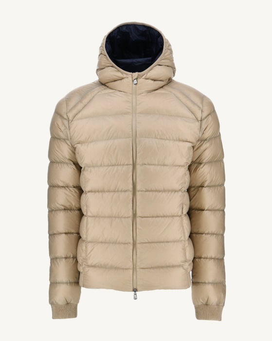 Jaqueta Bege Com Capuz Para Frio Extremo Nat Jott