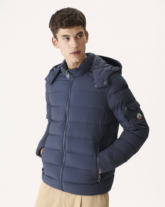 Jaqueta Com Capuz Marinho Extremo Frio Adrien Jott