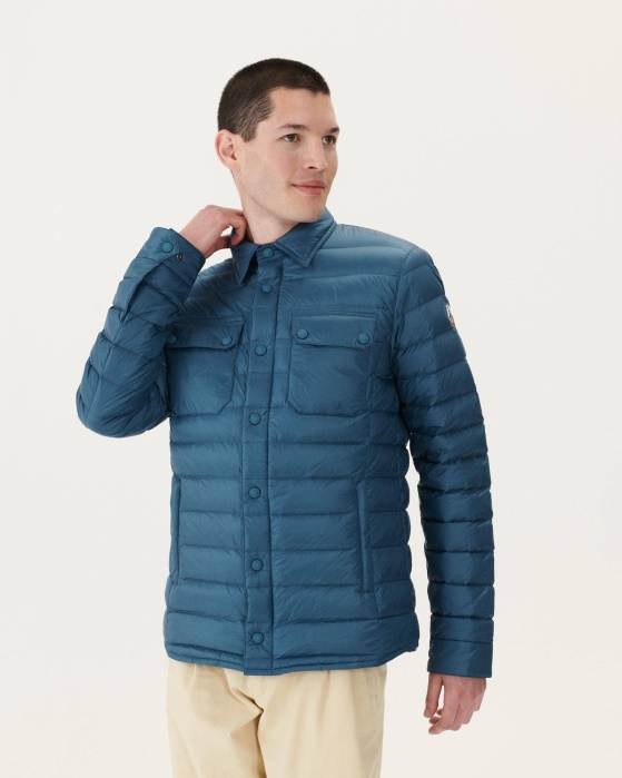 Jeans Azul Cris Camisa Leve Gola Jaqueta Puffer Jott