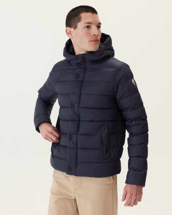 Jott Marinho Jorge Jaqueta Puffer Com Capuz