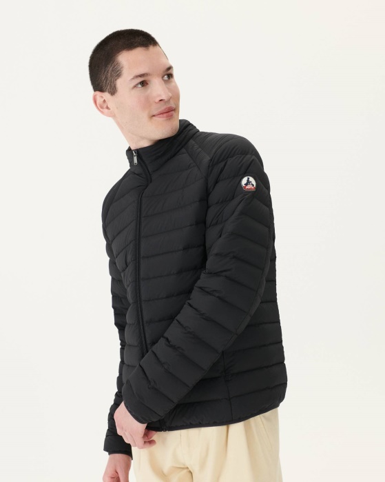 Jaqueta Tipo Puffer Preta Aragon Jott