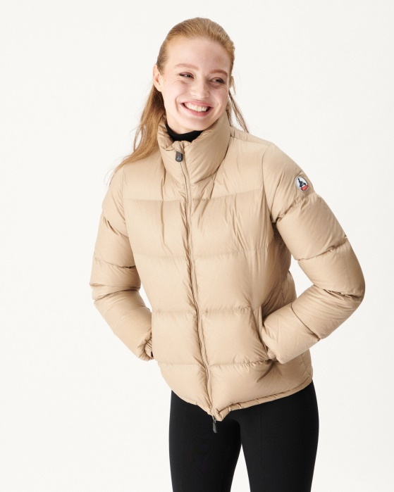 Jaqueta Acolchoada Para Frio Extremo Bege Cardiff Jott