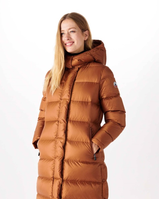 Jott Extreme Cold Jaqueta Longa Com Capuz Caramelo Karachi