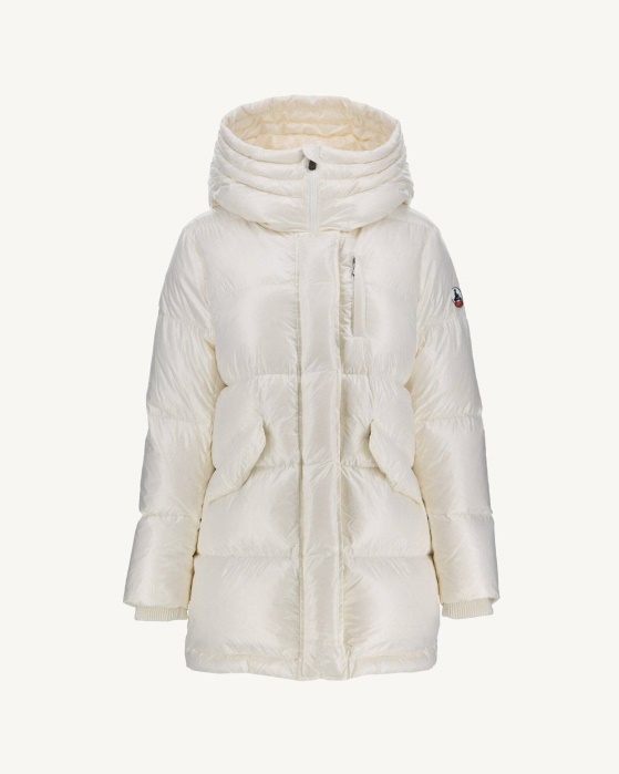 Jaqueta Lacada Com Capuz Great Cold Blanc Santa Jott