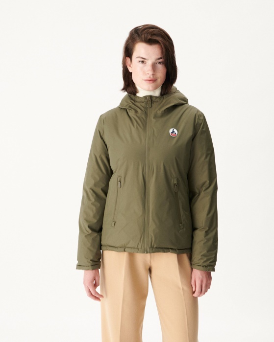 Jaqueta Reversível Para Frio Extremo Army/sauge Victoria Jott