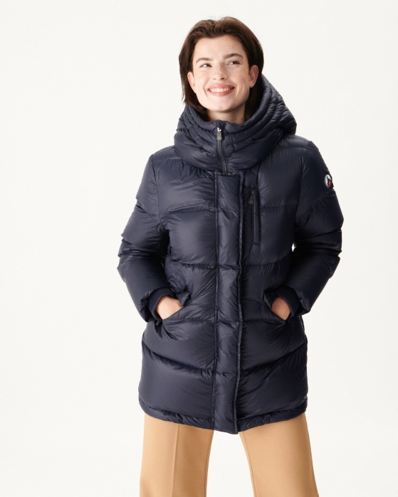 Jaqueta Puffer Com Capuz Marine Extreme Cold Delhi Jott