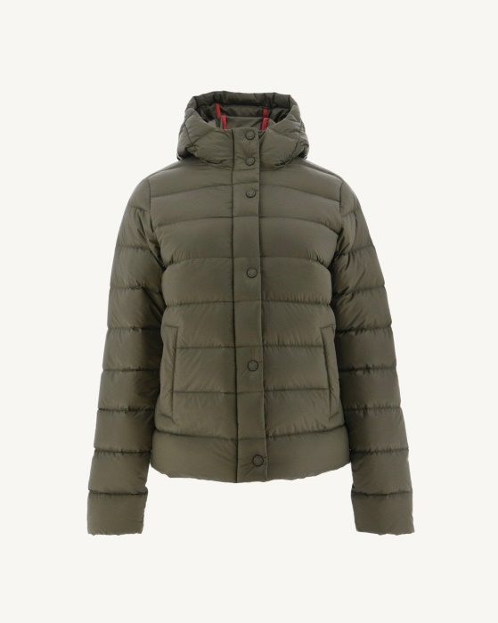 Jaqueta Puffer Jane Com Capuz Reta Jott