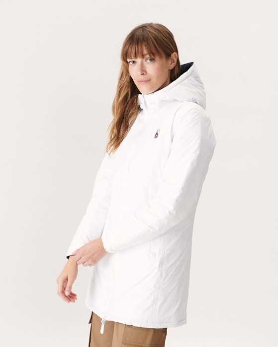 Jaqueta Jott Reversible Light Down Branco/azul Marinho Moscou